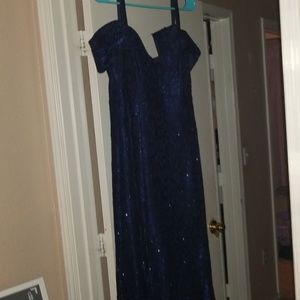 Navy Blue Ball Gown